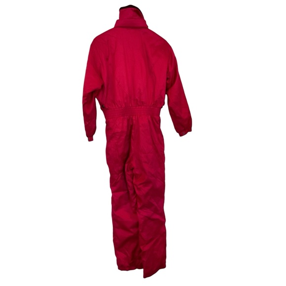 FERA Vintage 90’s Y2K Red Ski Suit Snowsuit Women’s 8P Thermoloft Insulation - Picture 2 of 16
